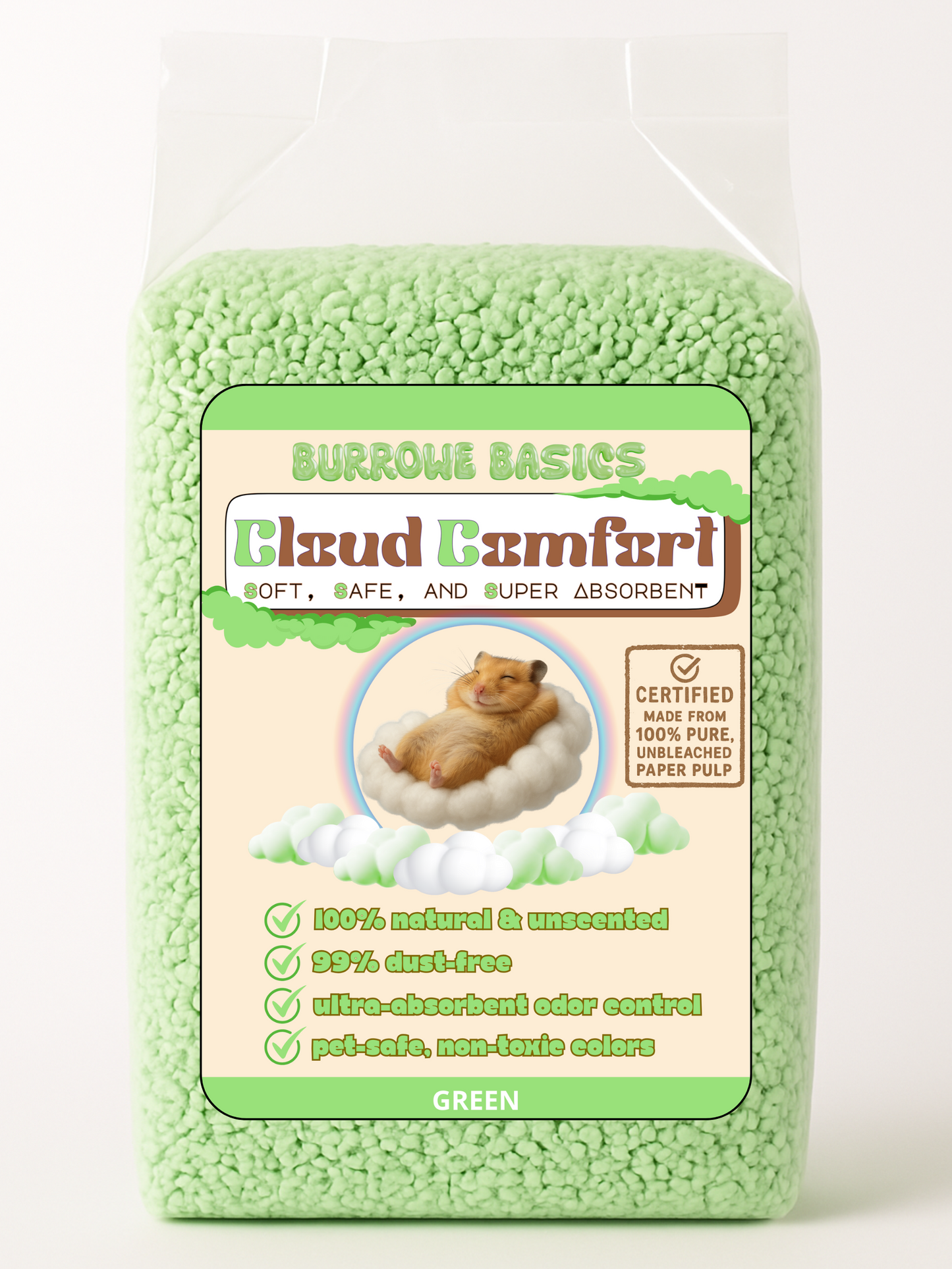 CloudComfort™ Natural Paper Bedding