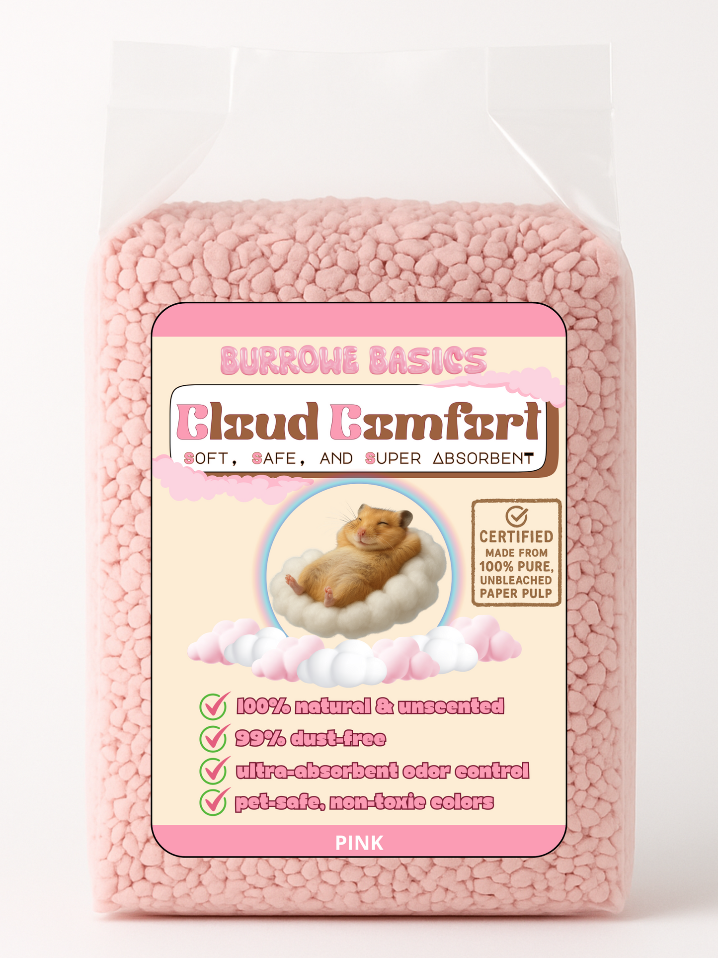 CloudComfort™ Natural Paper Bedding