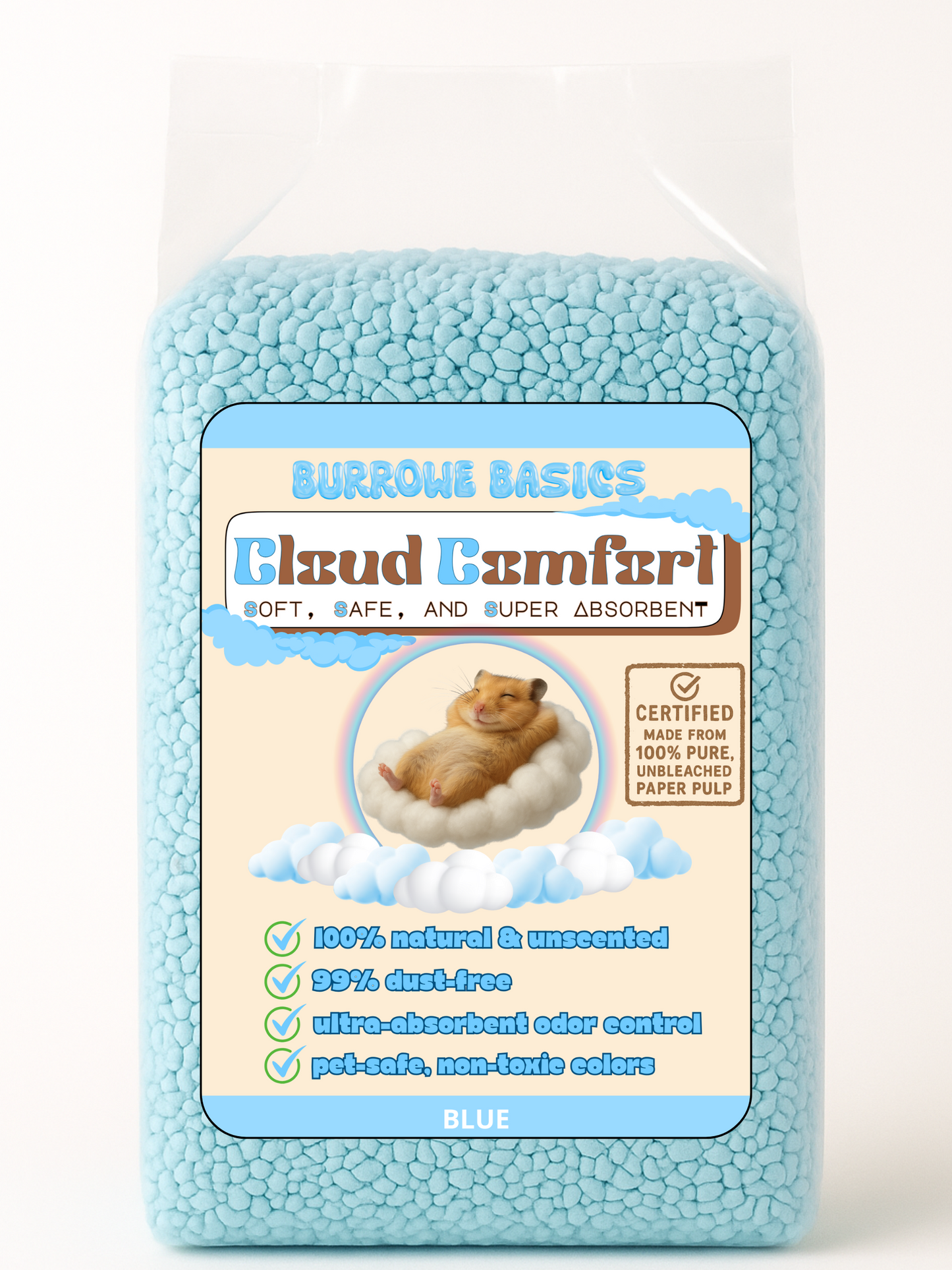 CloudComfort™ Natural Paper Bedding